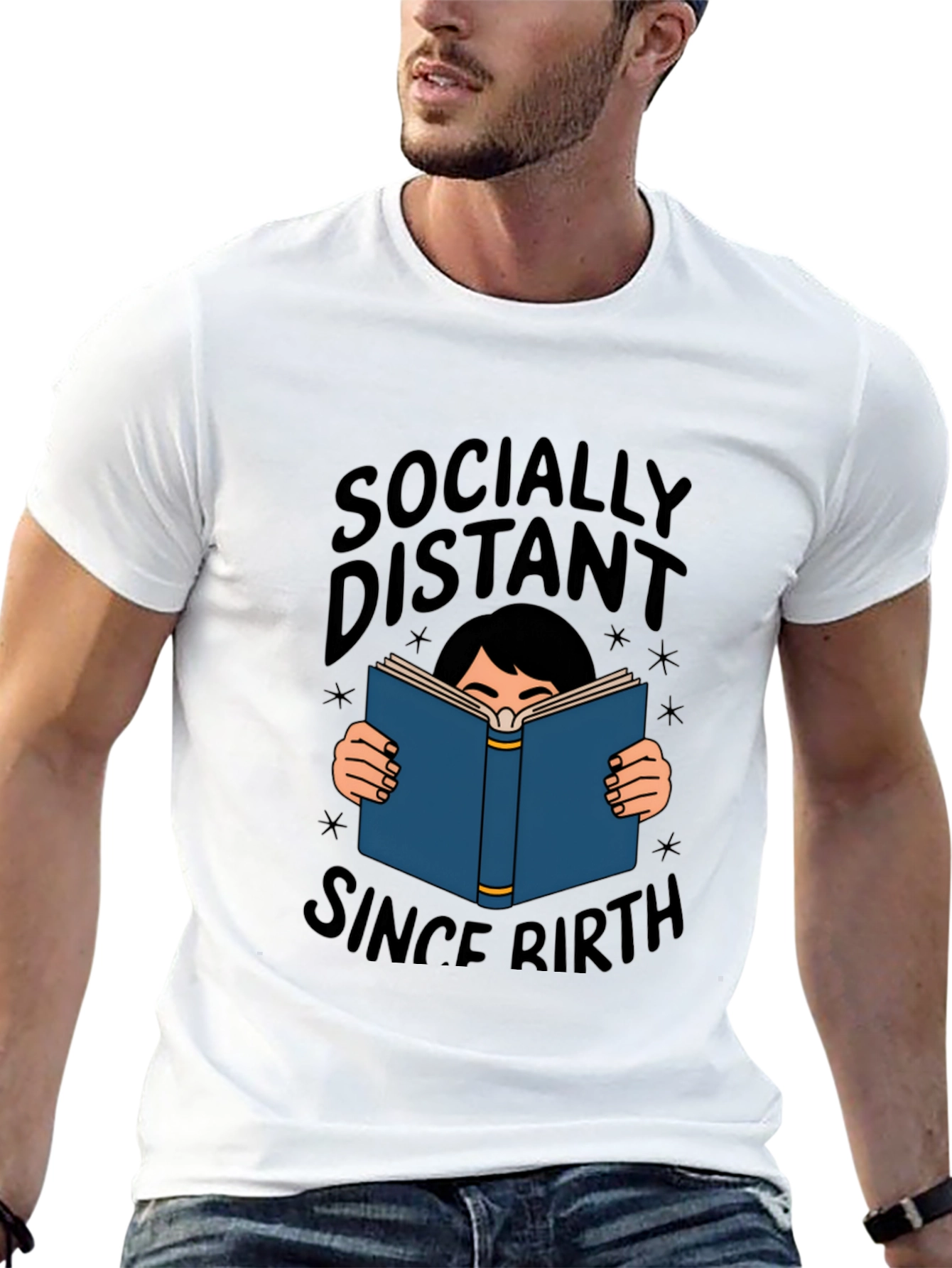 Socially Distant Since Birth T-Shirt