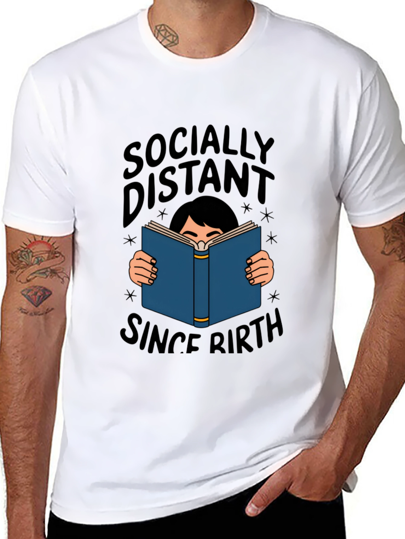 Socially Distant Since Birth T-Shirt