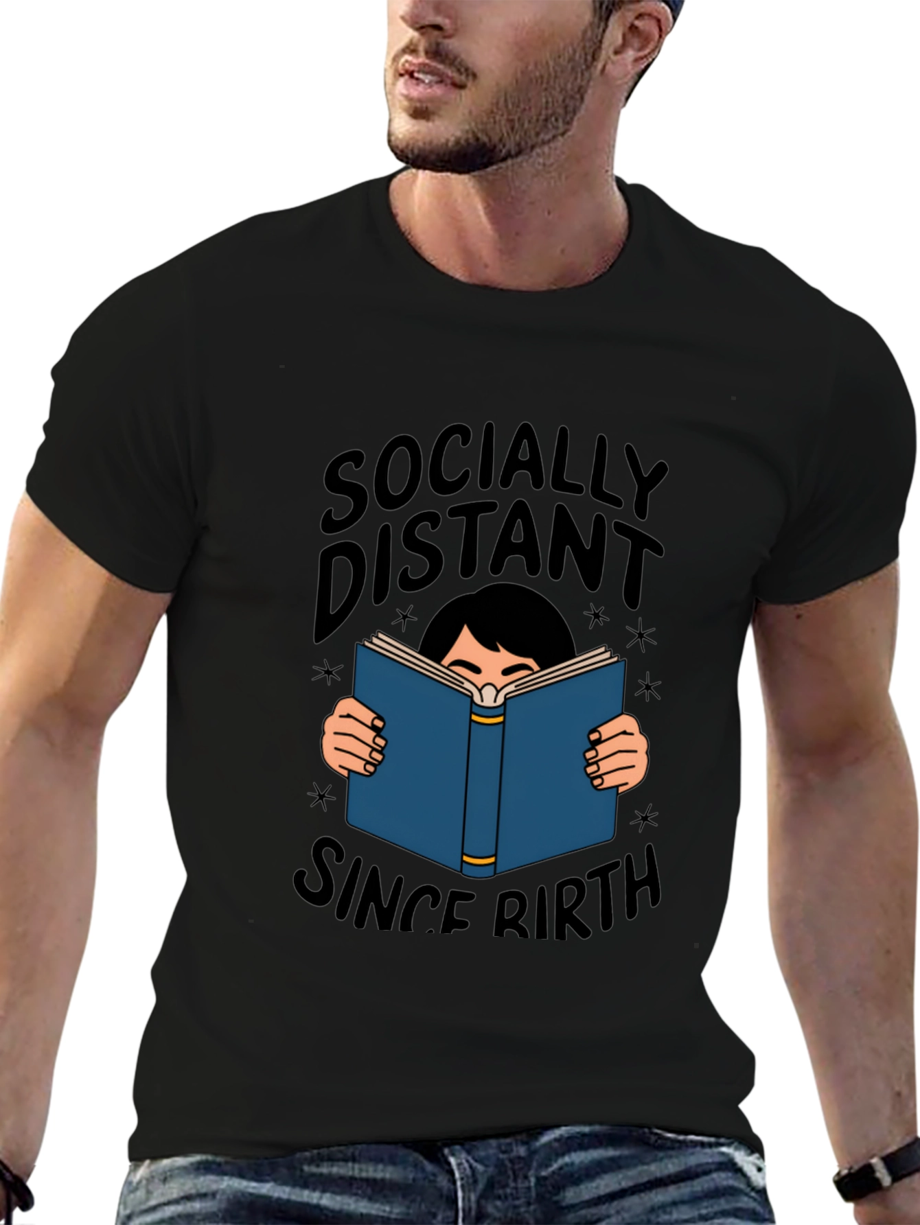 Socially Distant Since Birth T-Shirt