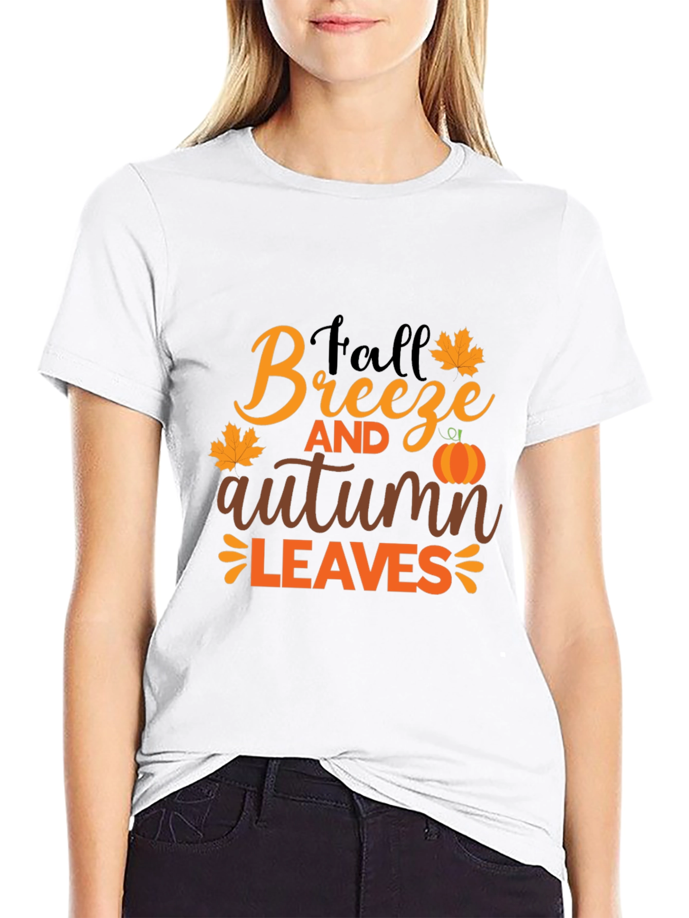 Fall Breeze Autumn Leaves T-Shirt