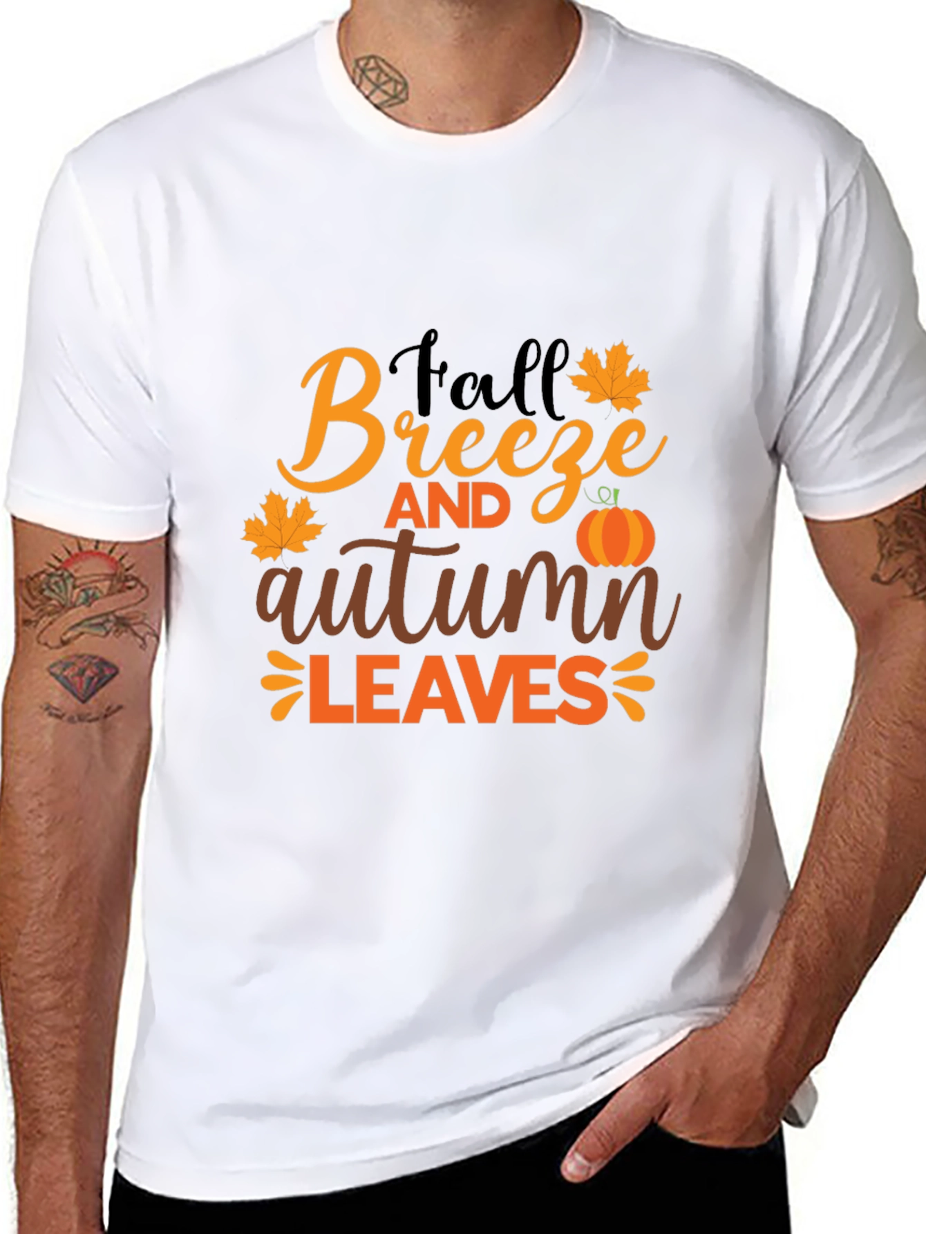 Fall Breeze Autumn Leaves T-Shirt