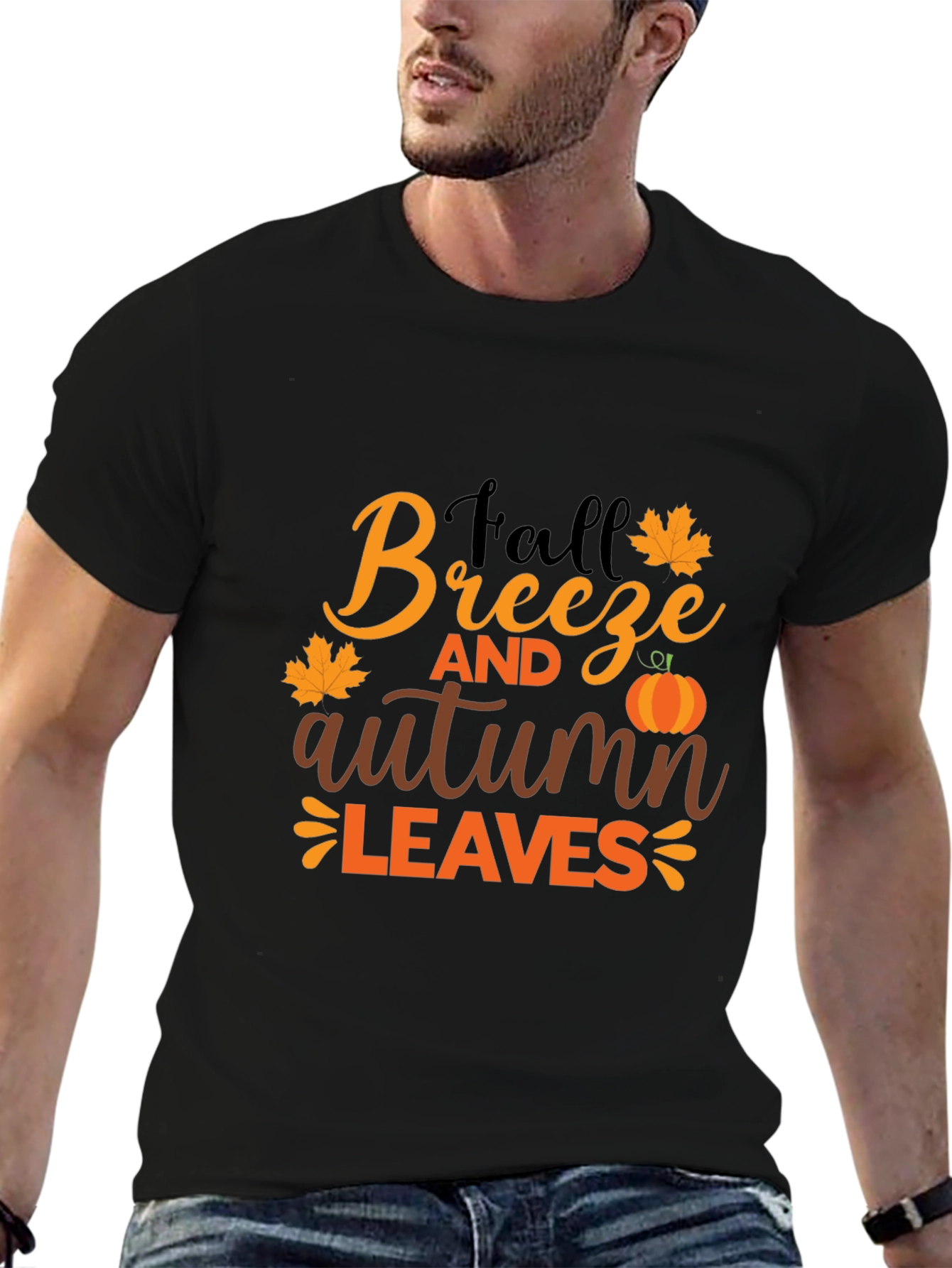 Fall Breeze Autumn Leaves T-Shirt
