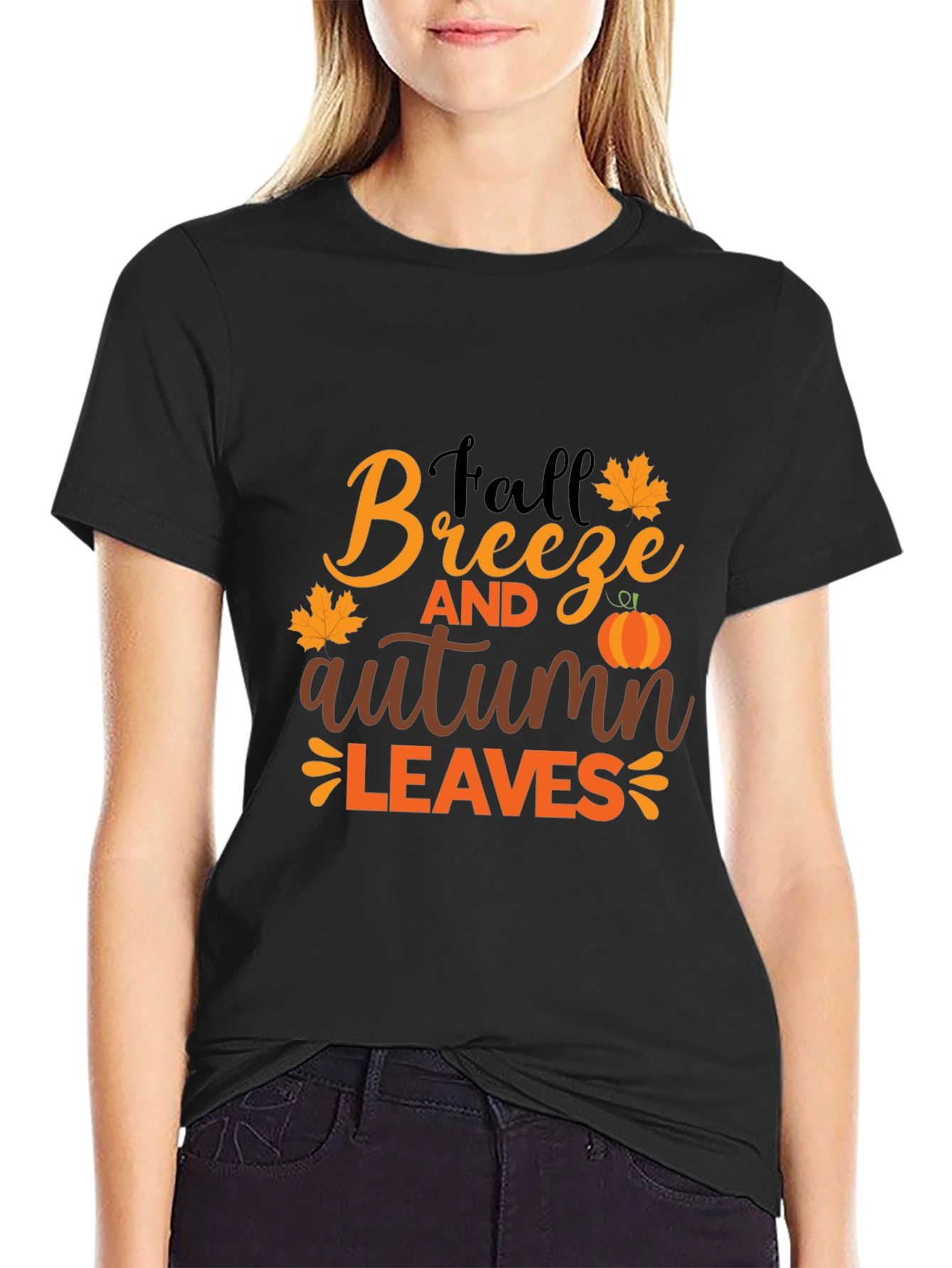 Fall Breeze Autumn Leaves T-Shirt