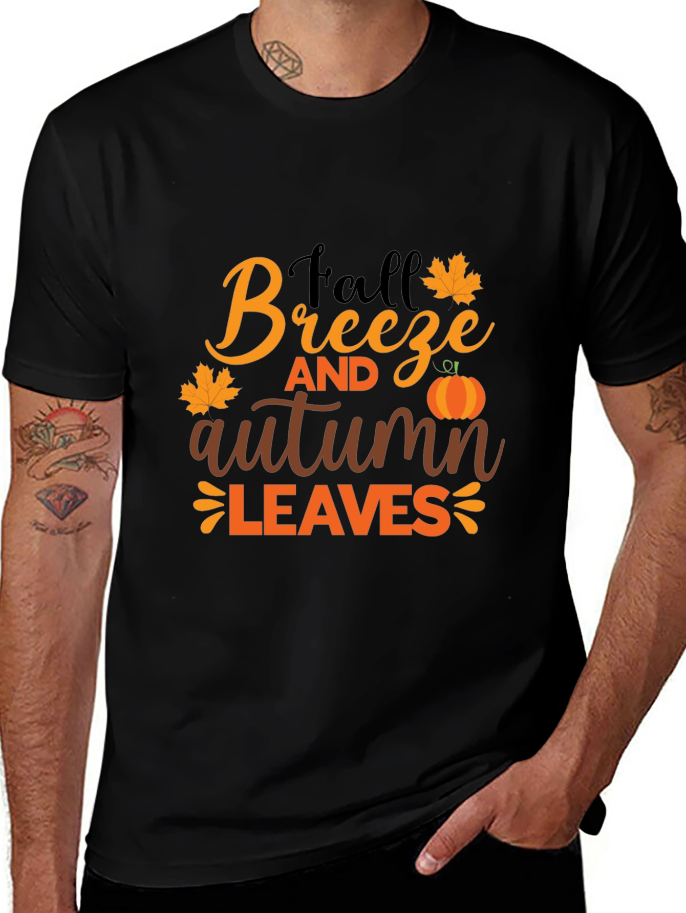 Fall Breeze Autumn Leaves T-Shirt