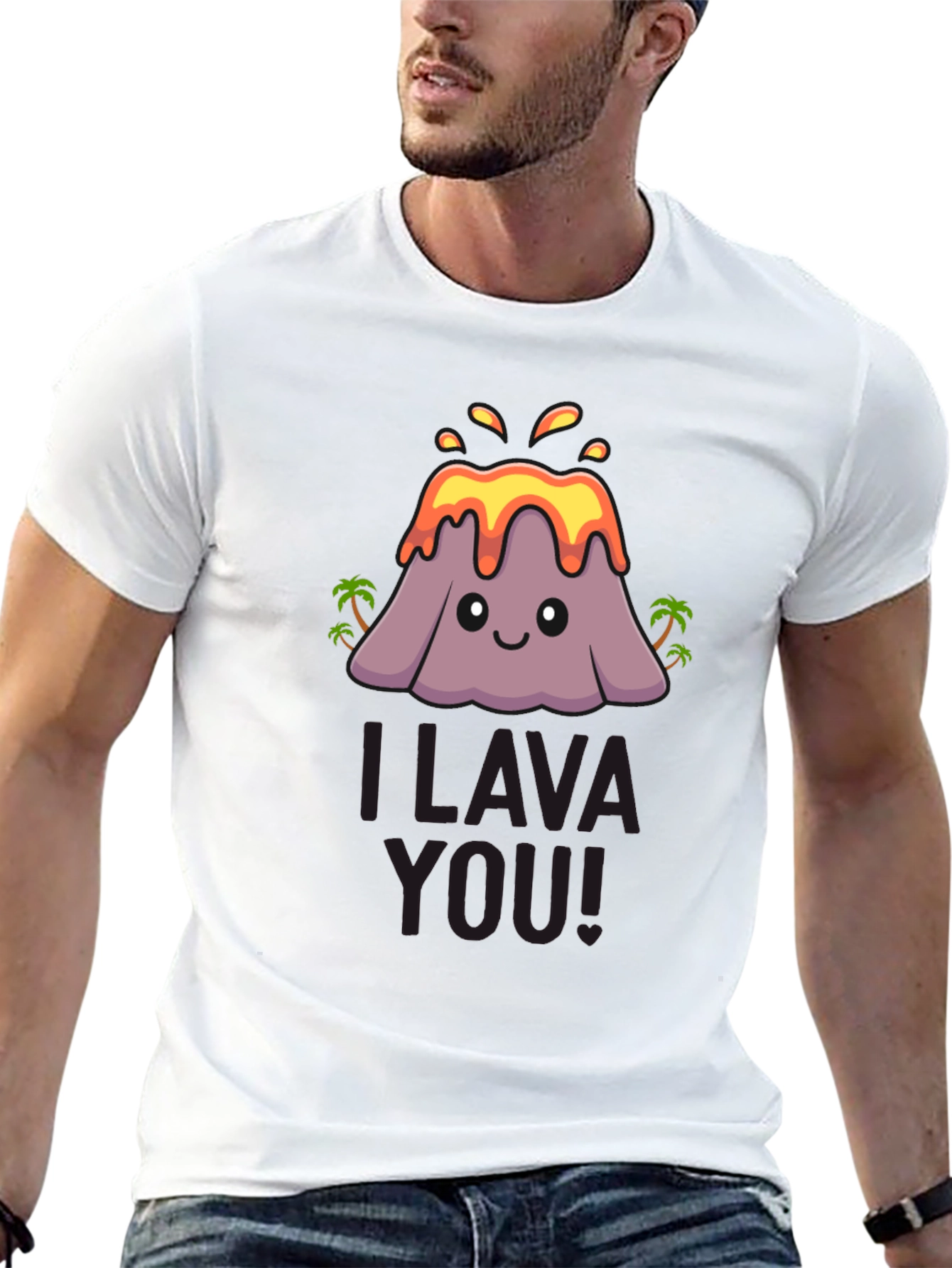 I Lava You T-Shirt - Cute Volcano Graphic Tee