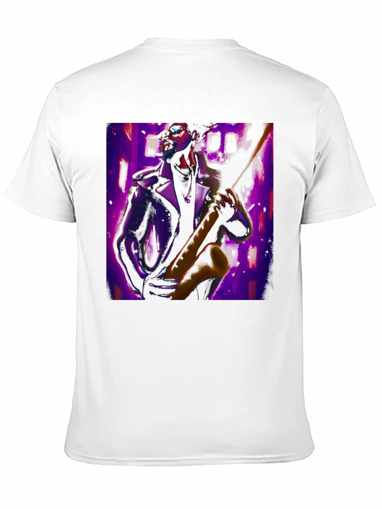 Jazz Saxophone Player Graphic Tee