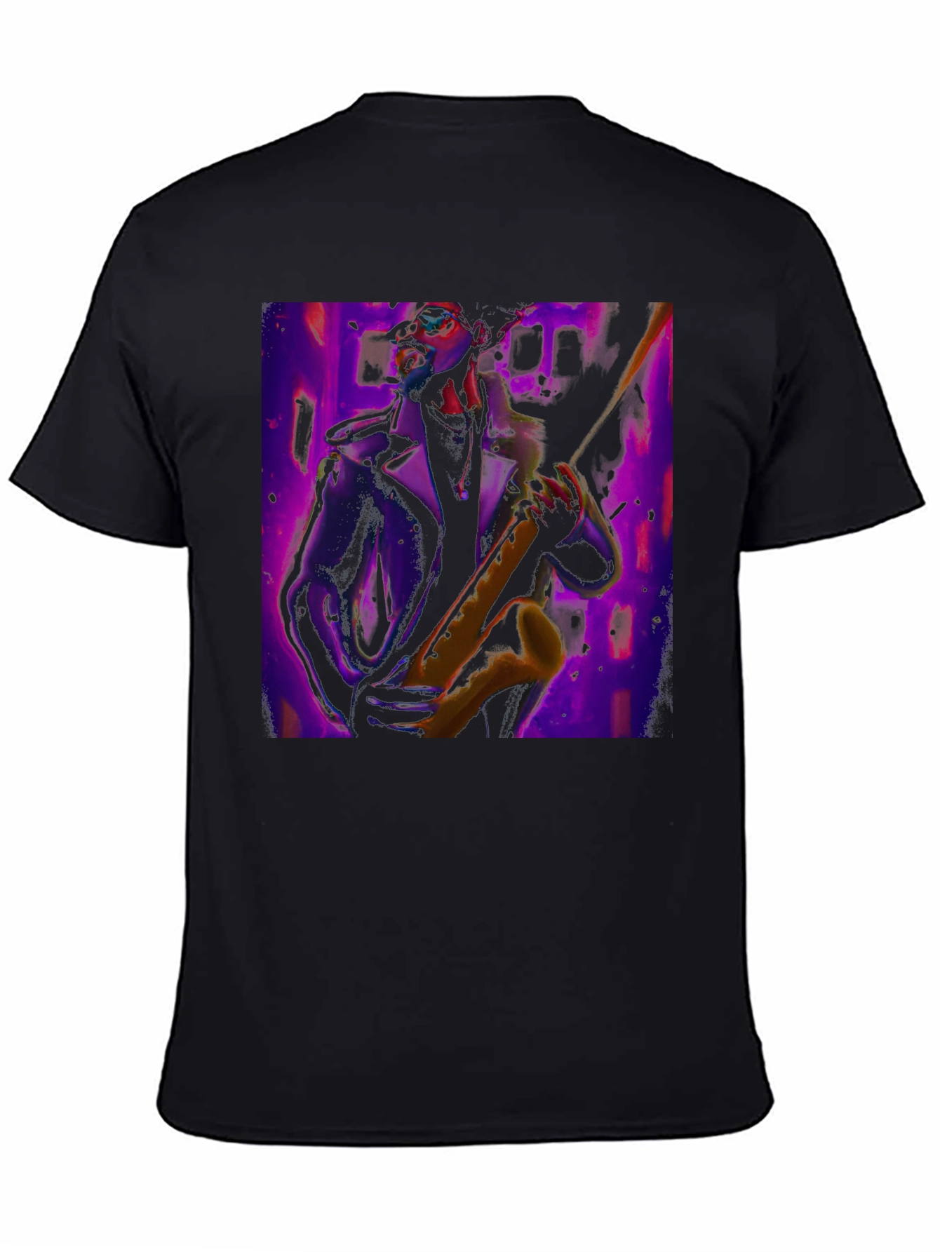Jazz Saxophone Player Graphic Tee