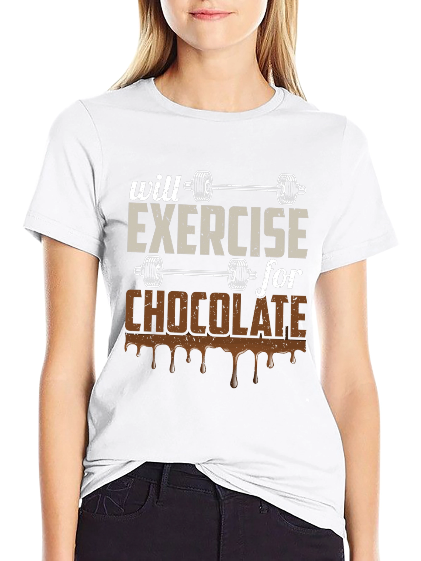 Exercise for Chocolate Graphic T-Shirt