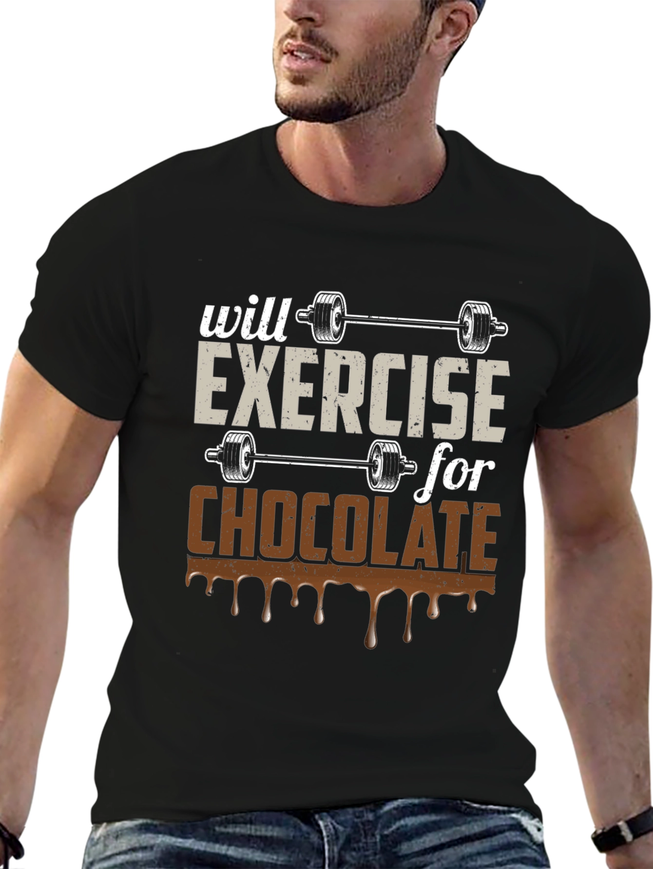 Exercise for Chocolate Graphic T-Shirt