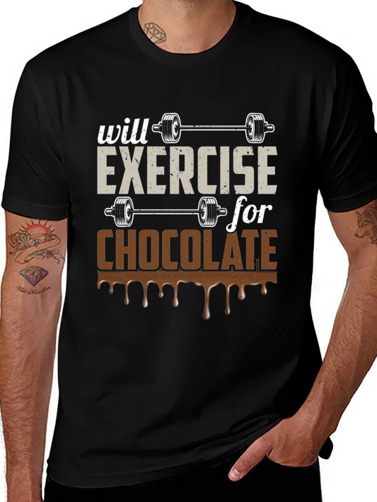 Exercise for Chocolate Graphic T-Shirt