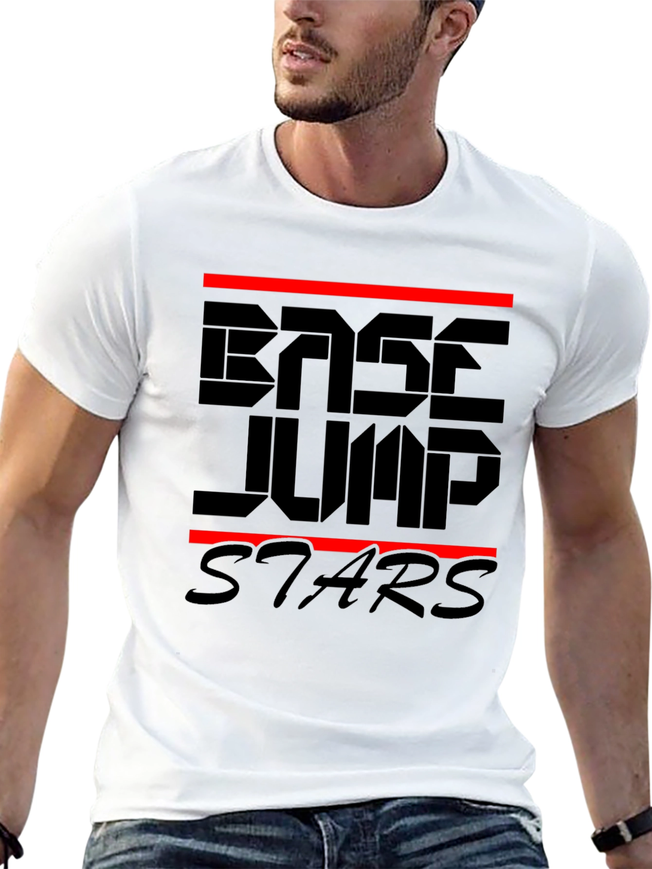 Base Jump Stars Graphic T-Shirt