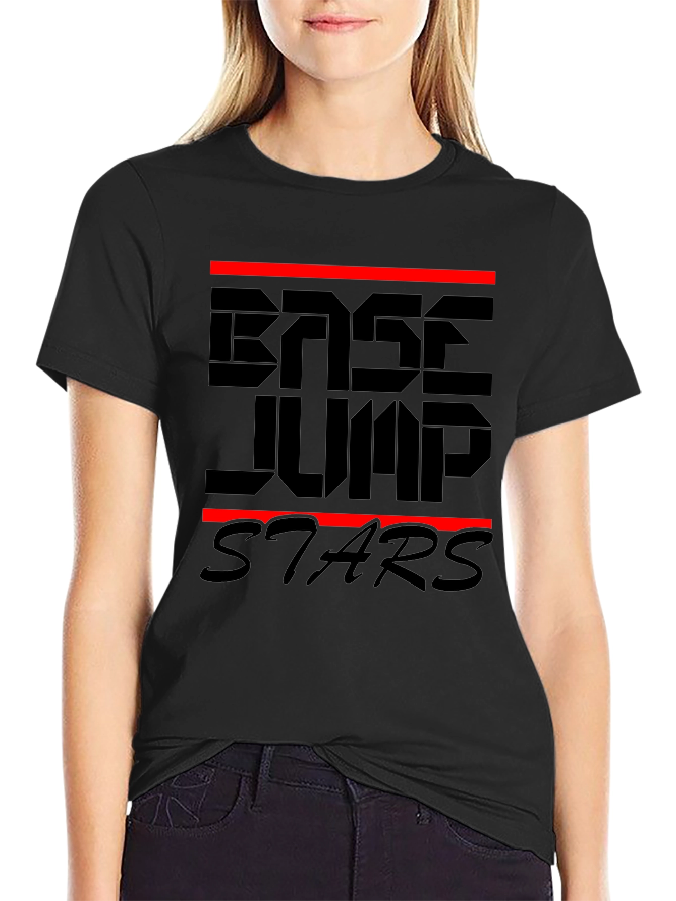 Base Jump Stars Graphic T-Shirt