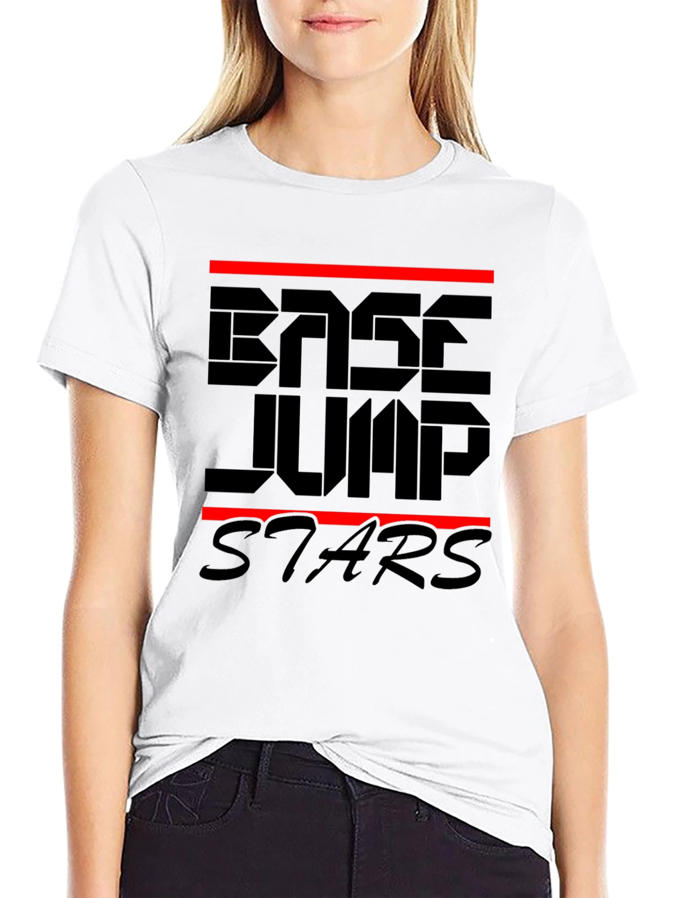 Base Jump Stars Graphic T-Shirt