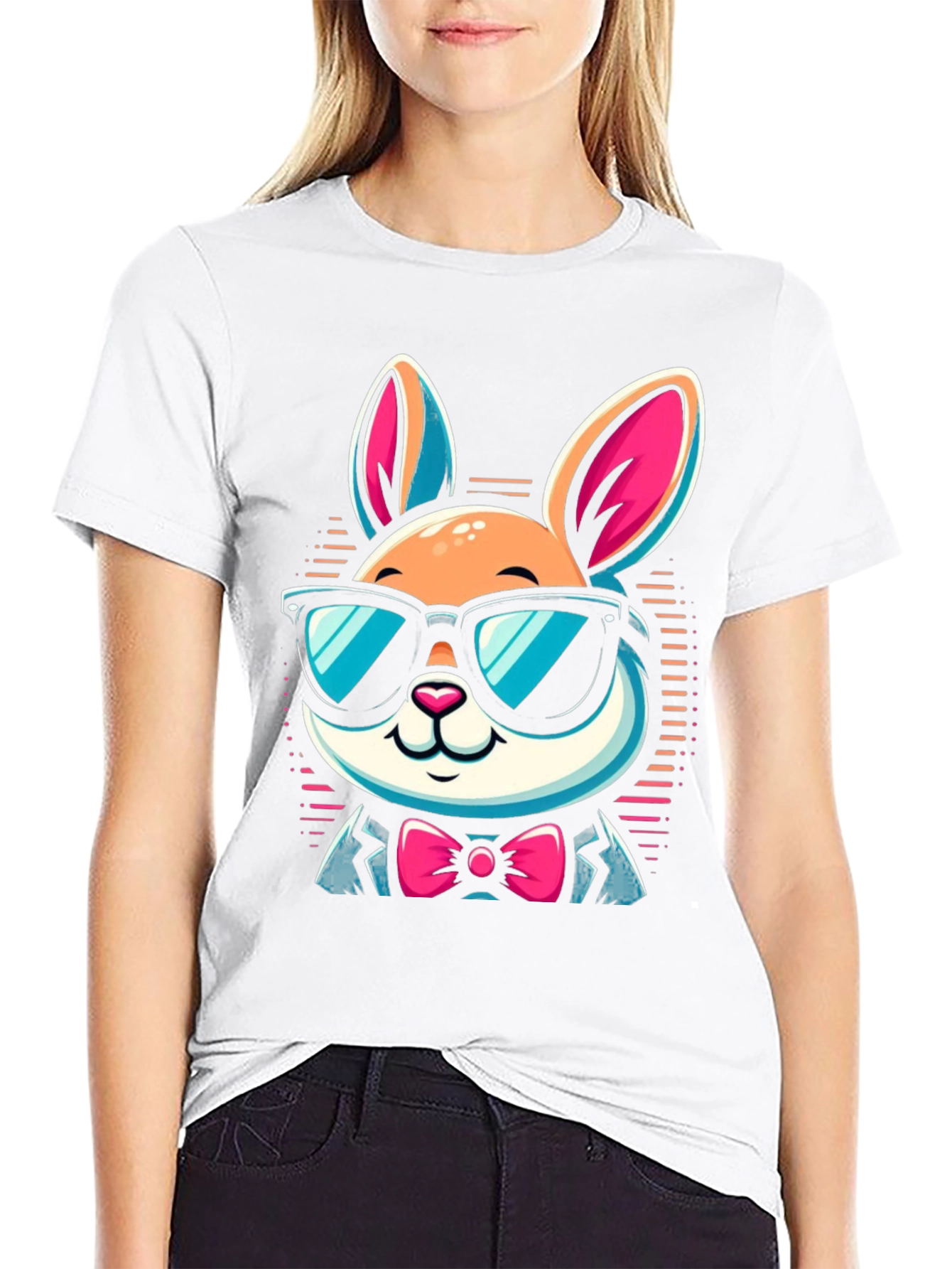 Cool Rabbit Graphic Tee