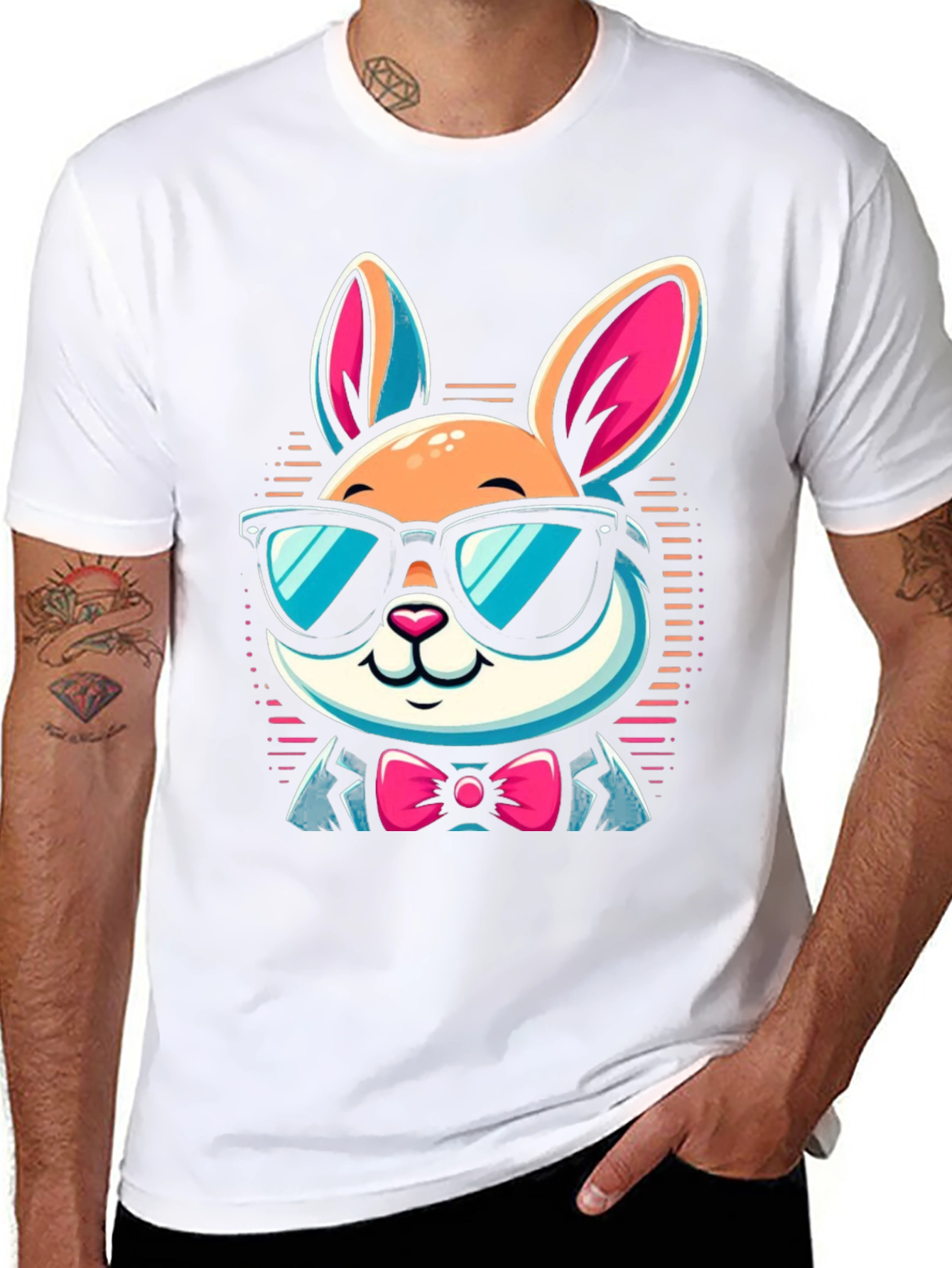 Cool Rabbit Graphic Tee