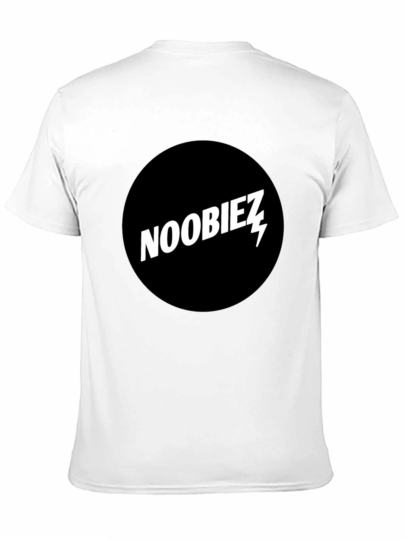 Noobiez Graphic Tee - Black Cotton Crew Neck T-Shirt