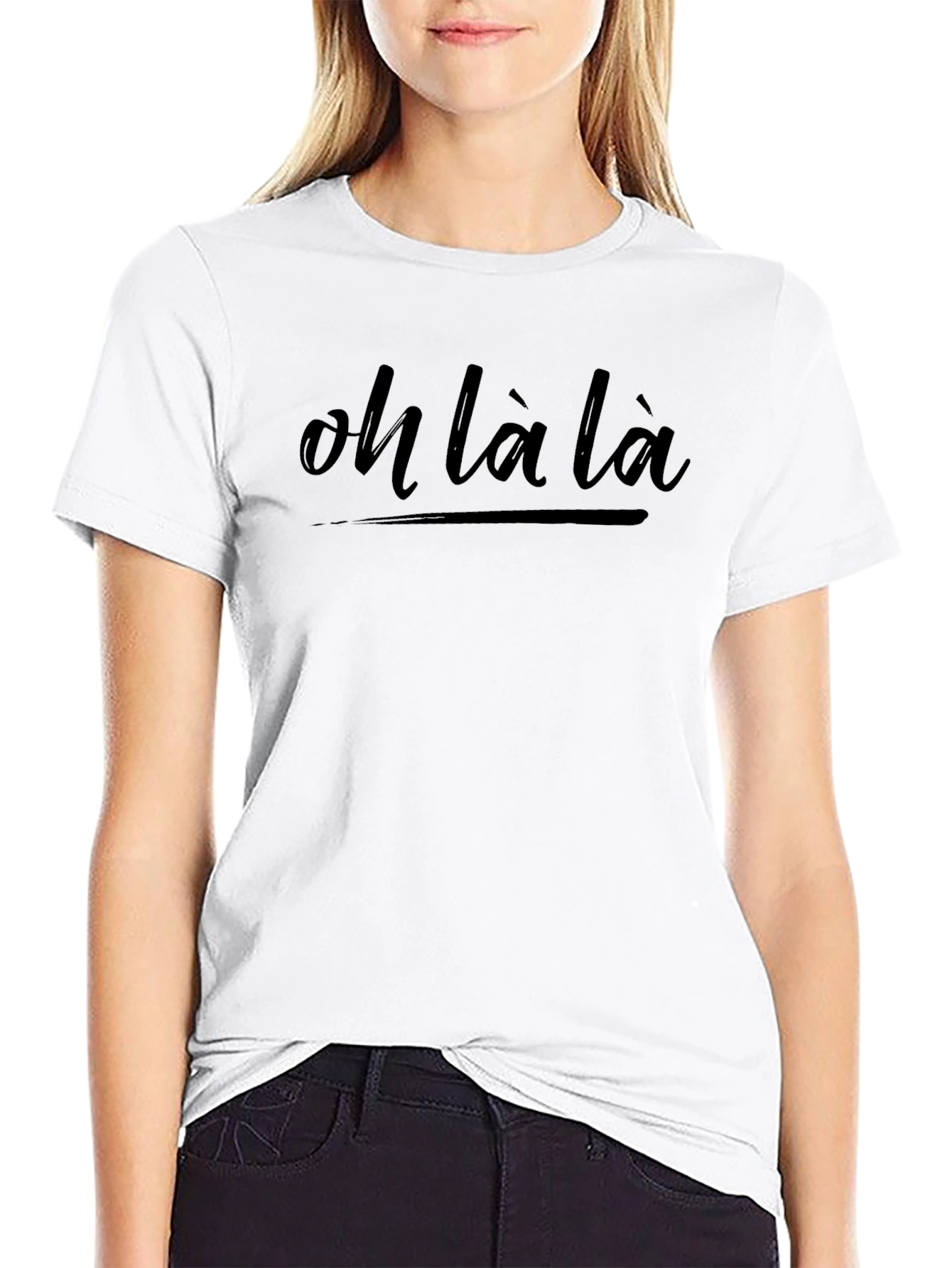 Oh Là Là Graphic Tee - Black Unisex T-Shirt