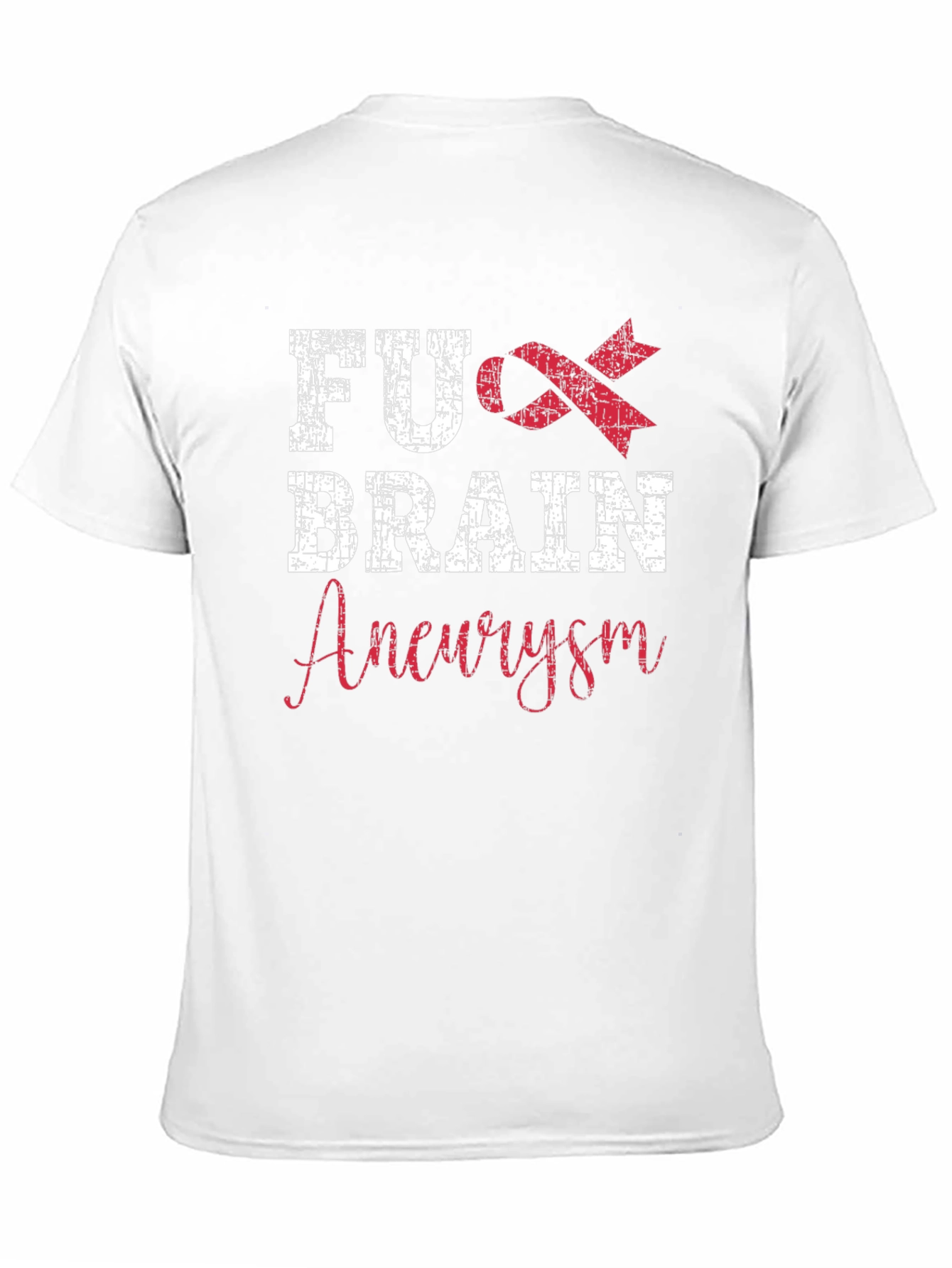 FU Brain Aneurysm Awareness Ribbon Graphic T-Shirt