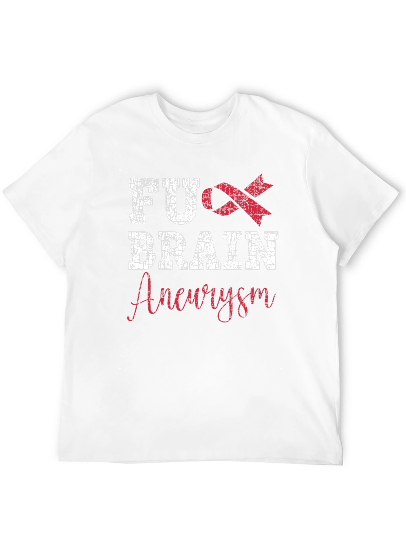 FU Brain Aneurysm Awareness Ribbon Graphic T-Shirt
