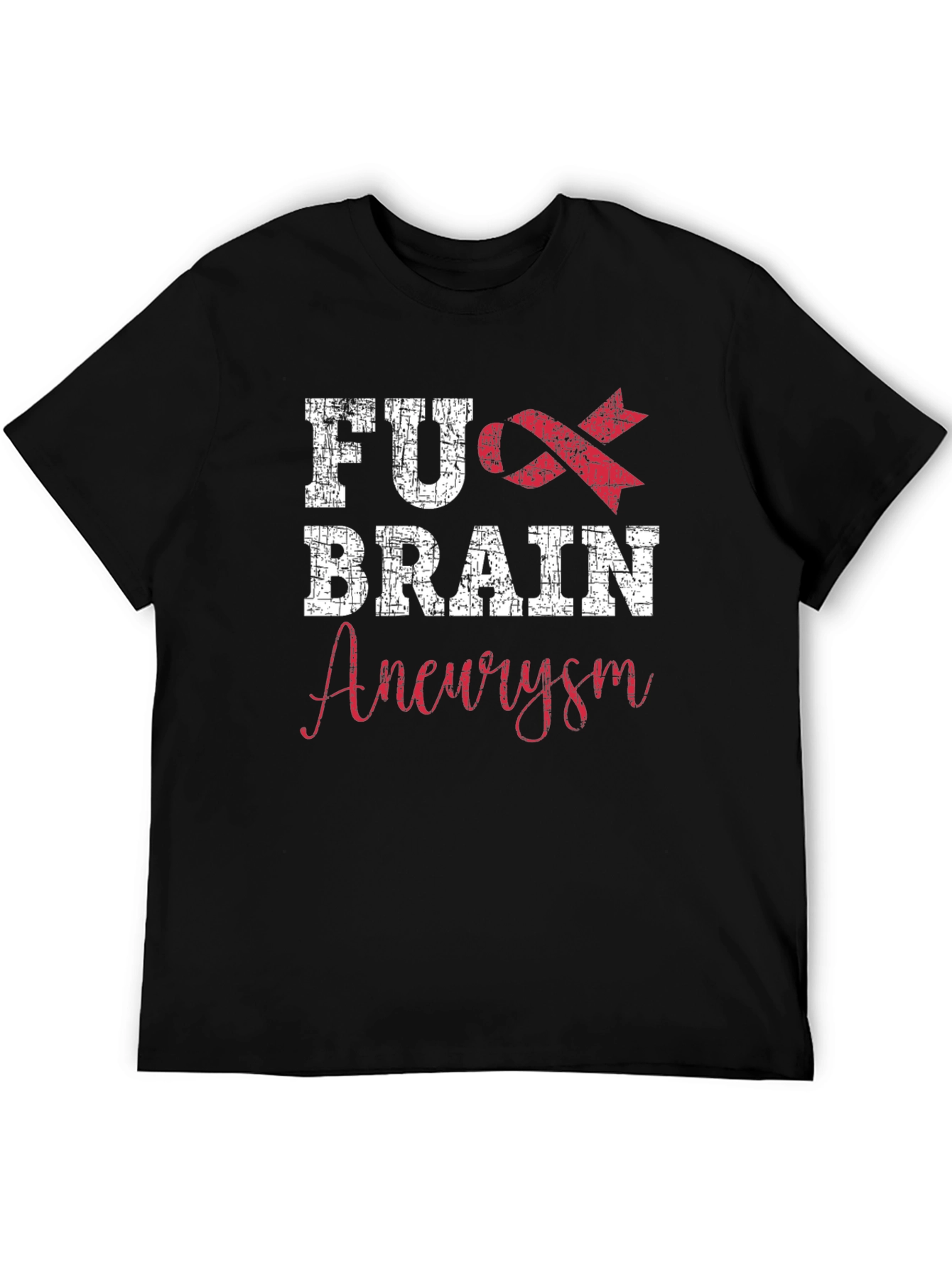 FU Brain Aneurysm Awareness Ribbon Graphic T-Shirt