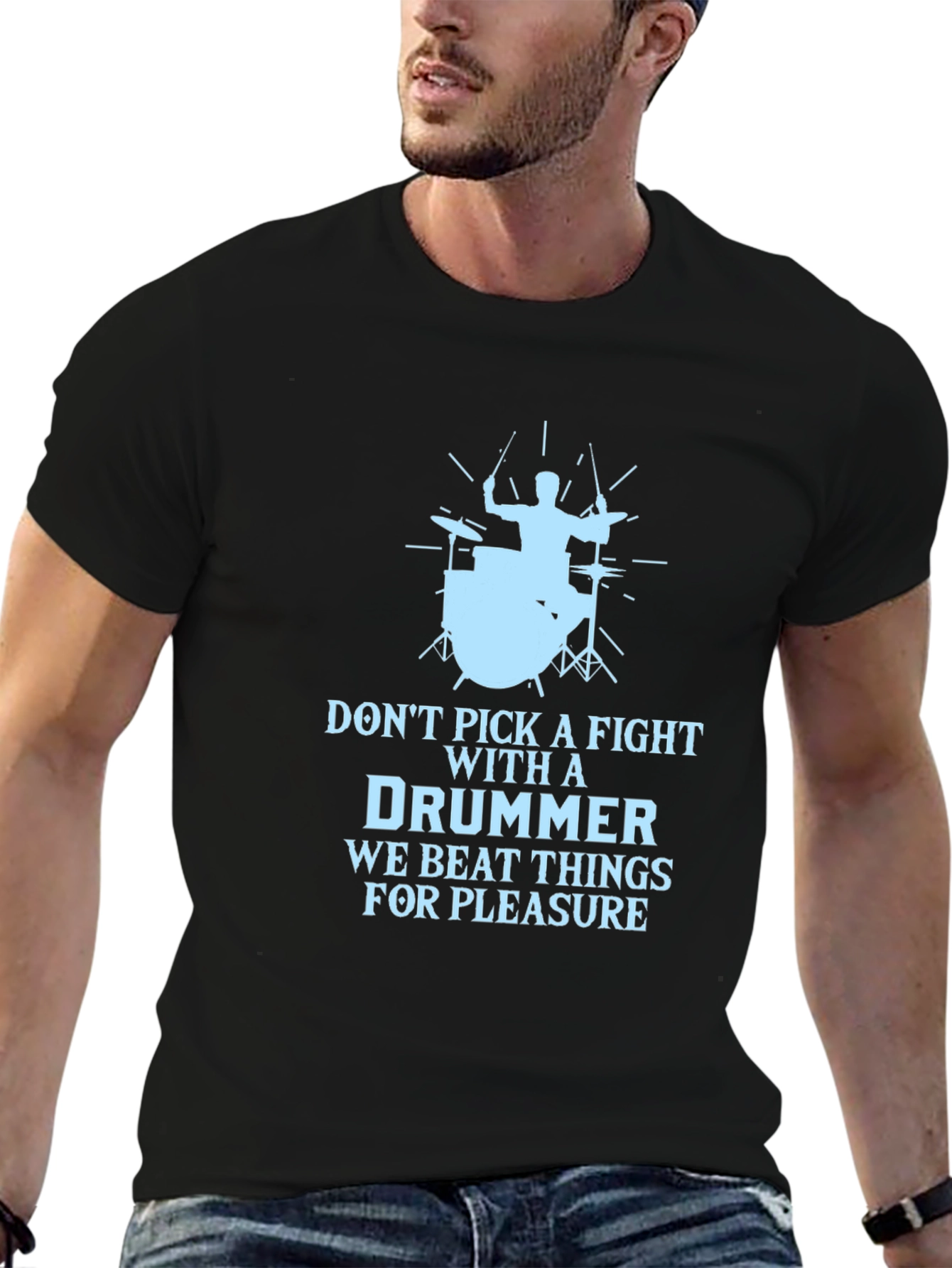 Drummer T-Shirt - Beat Things For Pleasure!