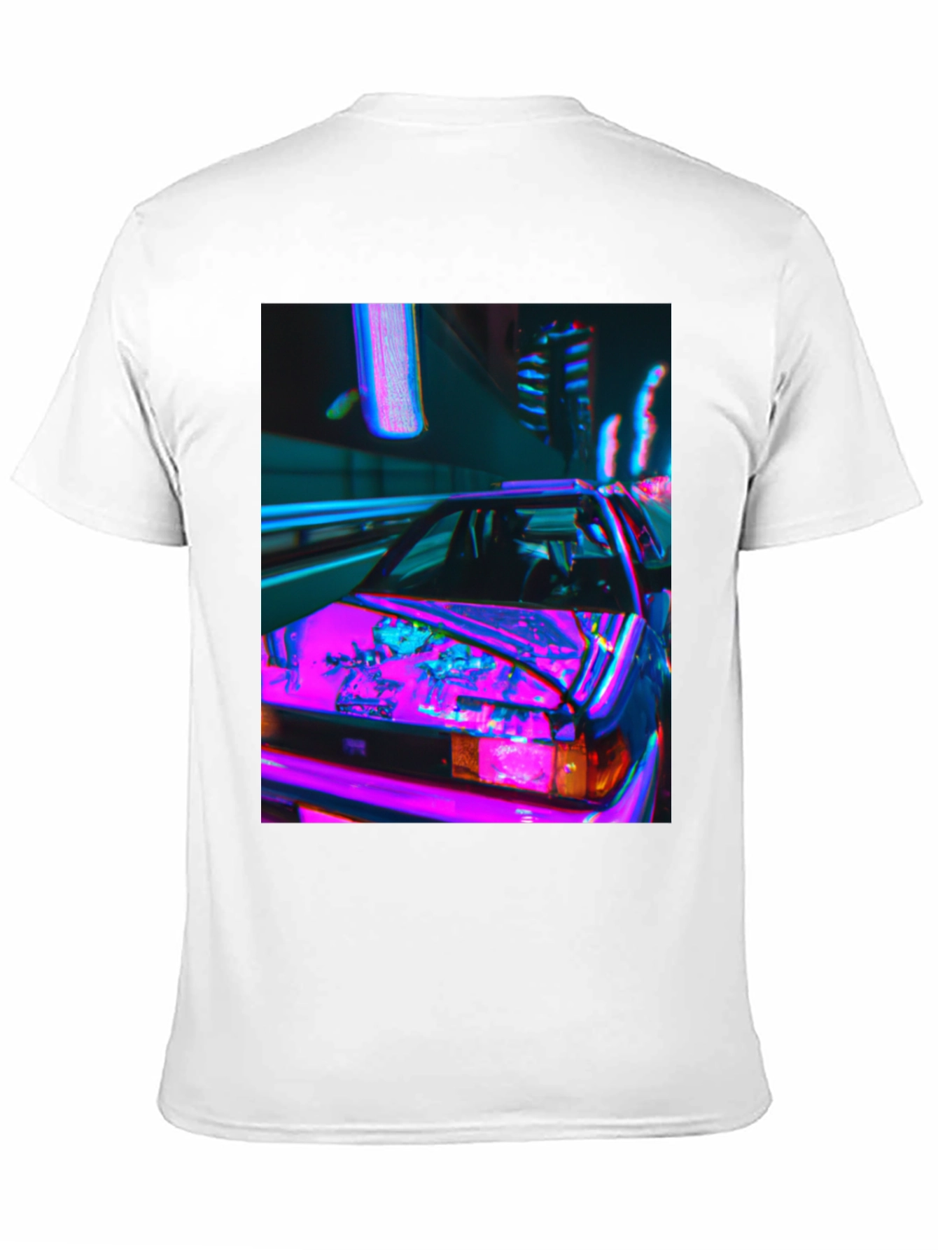 Cyberpunk Car Graphic Tee - Retro Style