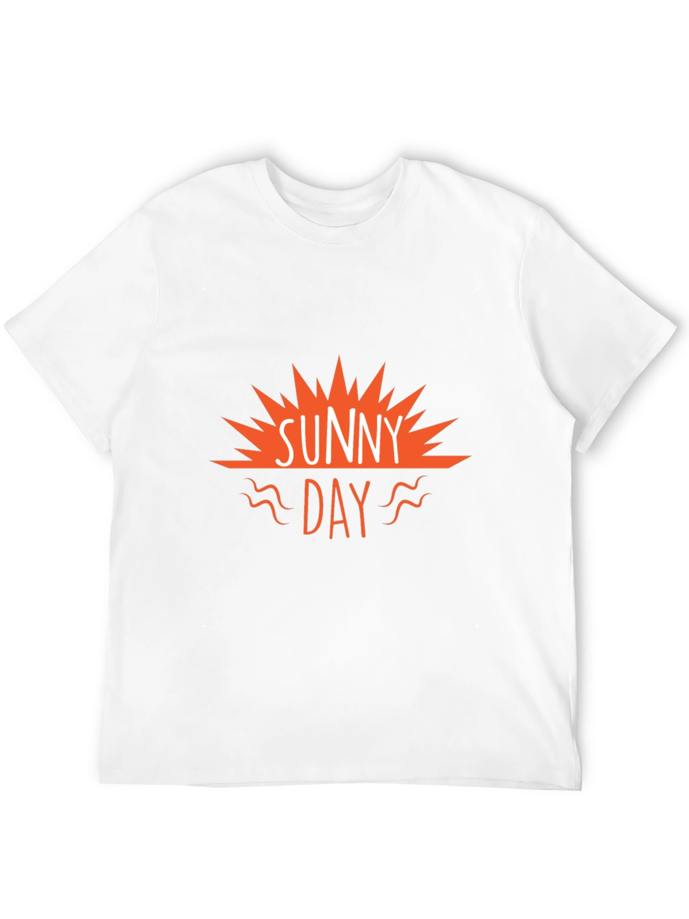 Sunny Day Graphic Tee - Black Casual T-Shirt