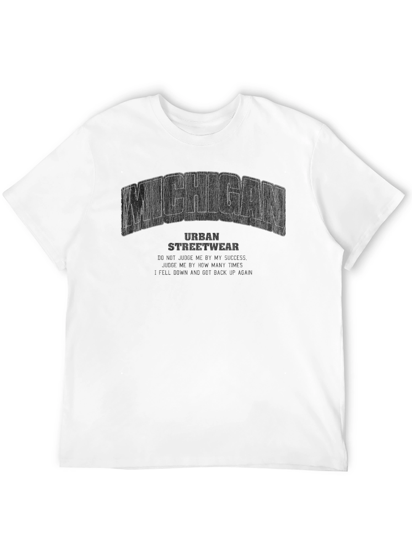 Michigan Urban Streetwear Graphic Tee - Black