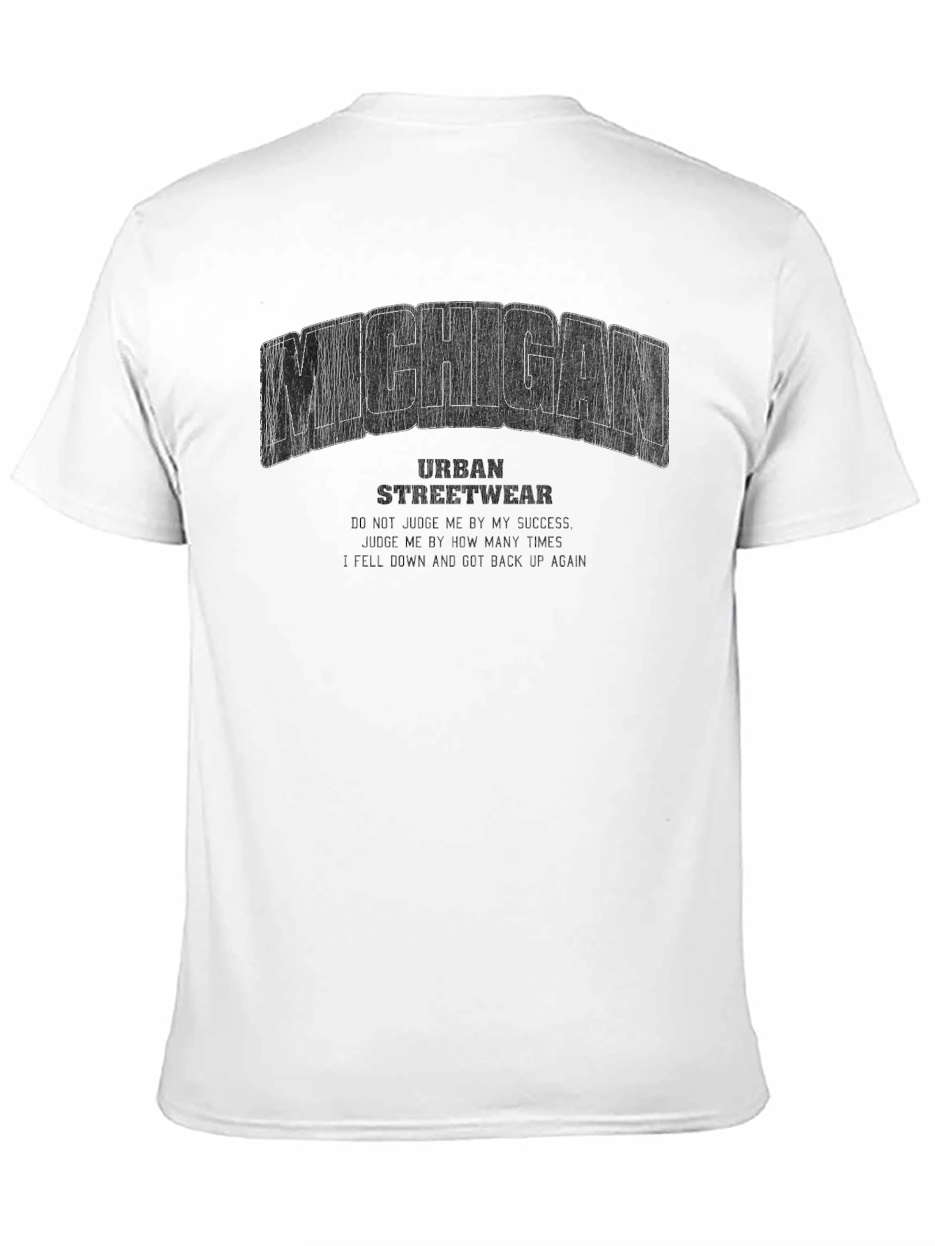 Michigan Urban Streetwear Graphic Tee - Black