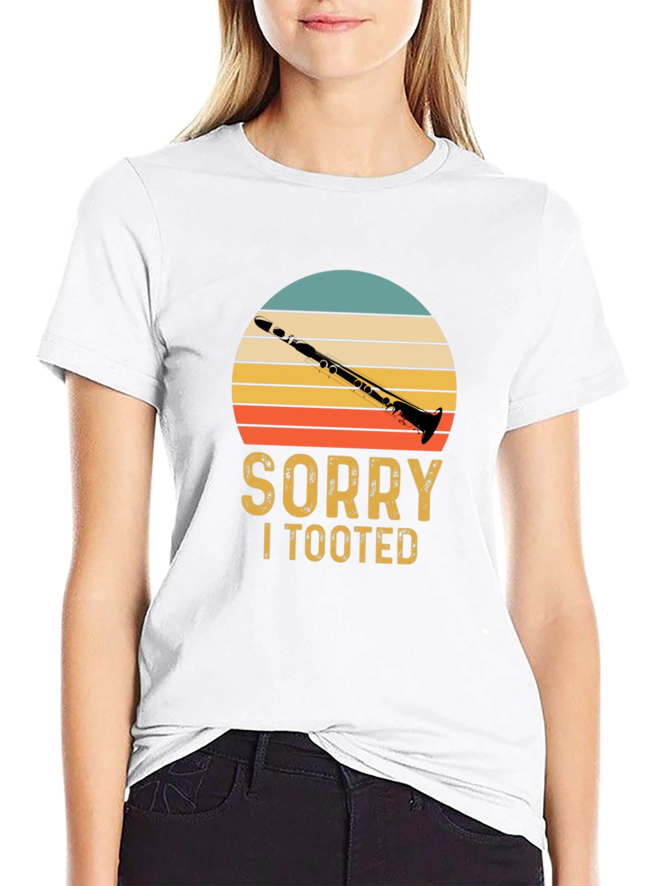 Sorry I Tooted Clarinet T-Shirt