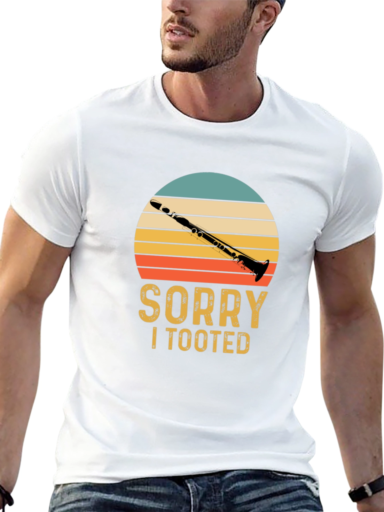 Sorry I Tooted Clarinet T-Shirt