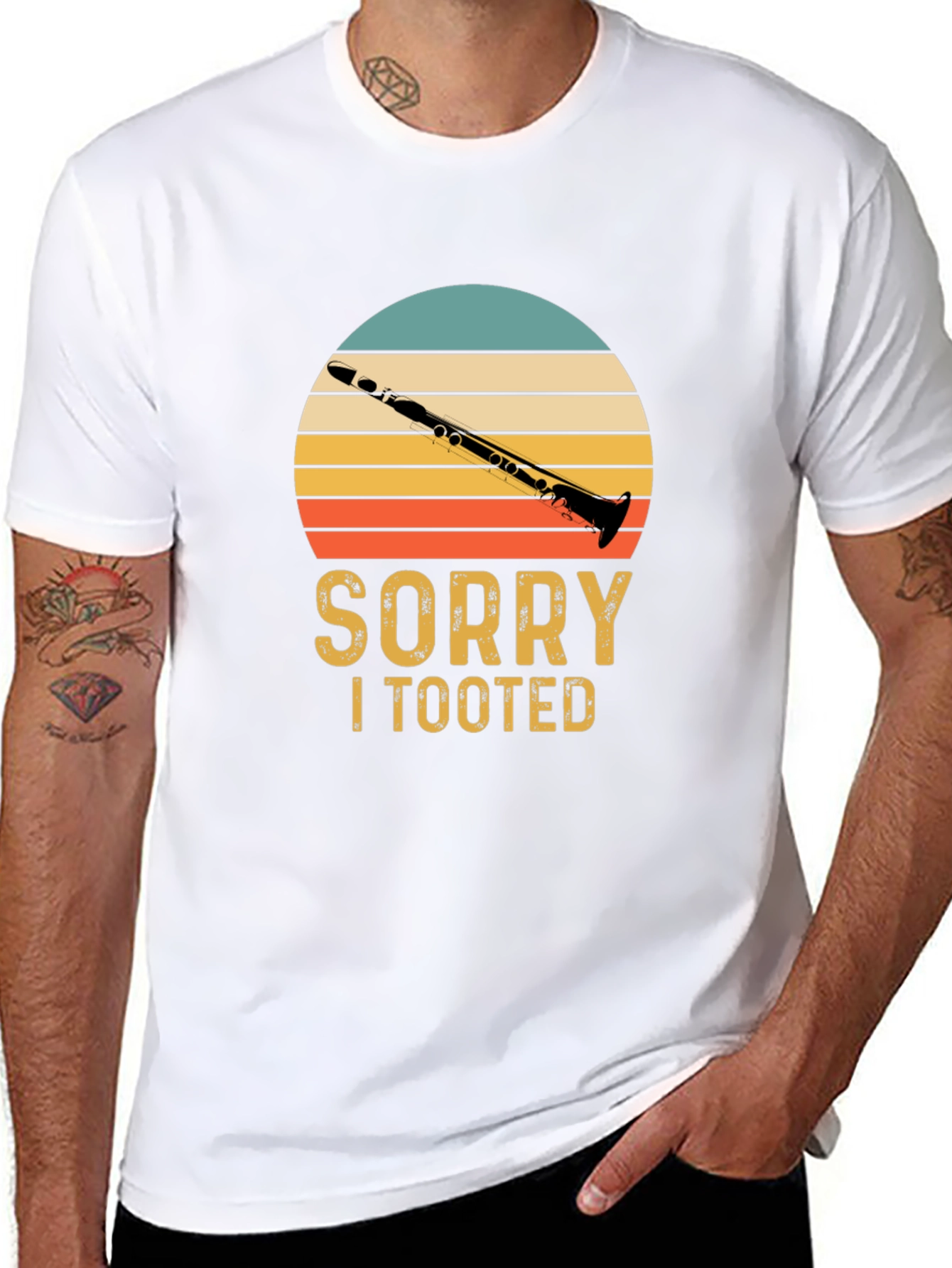 Sorry I Tooted Clarinet T-Shirt
