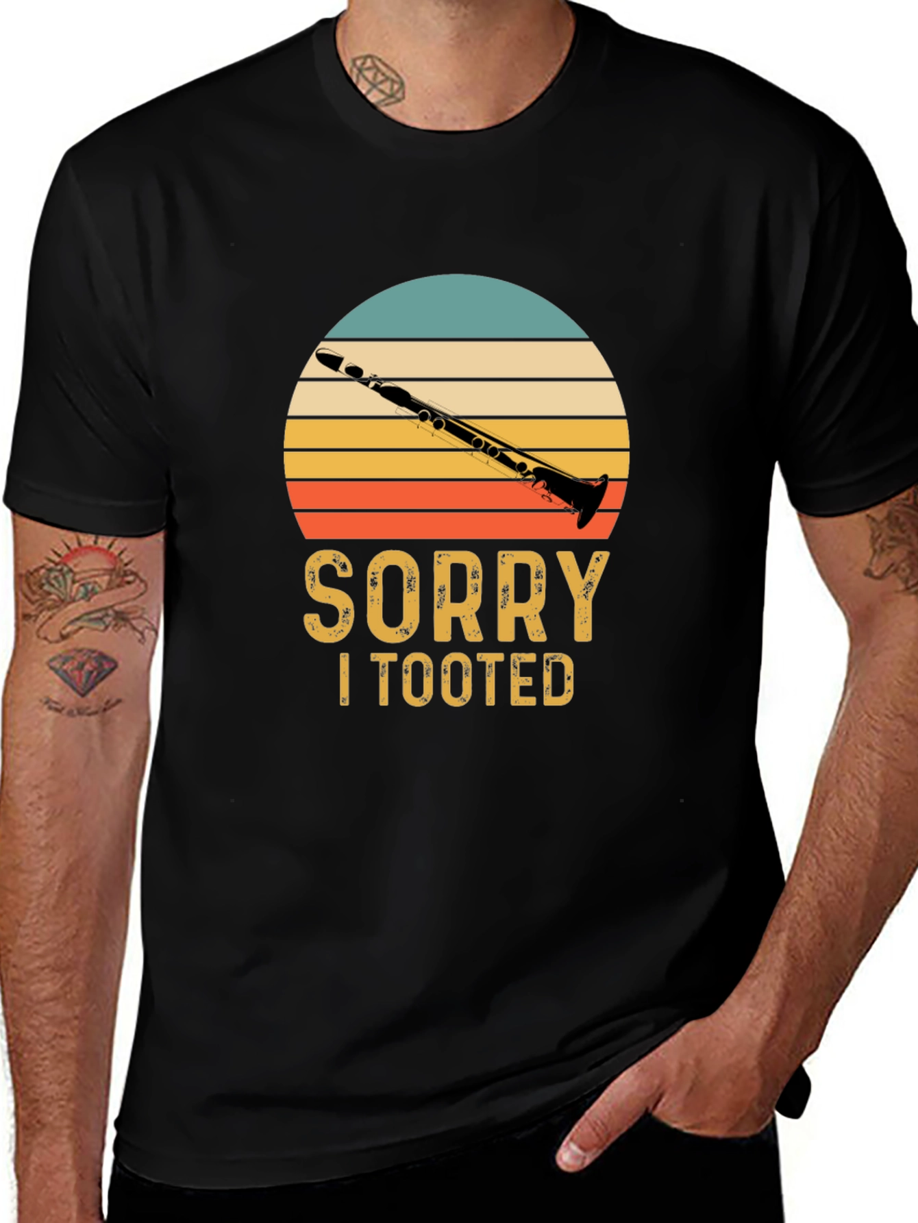 Sorry I Tooted Clarinet T-Shirt