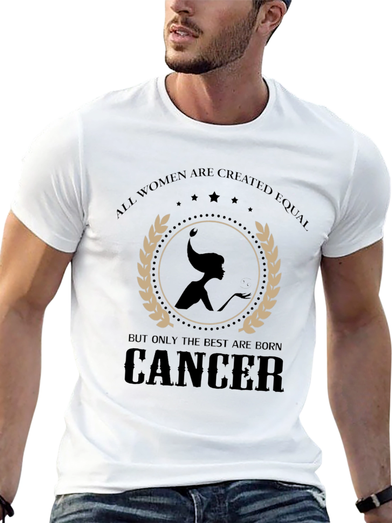 Cancer Zodiac T-Shirt - All Women Are Created Equal