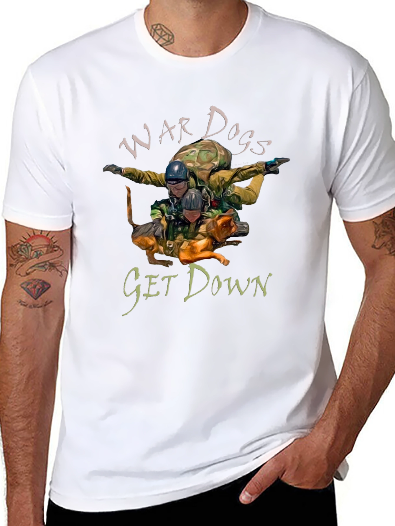 War Dogs Get Down T-Shirt