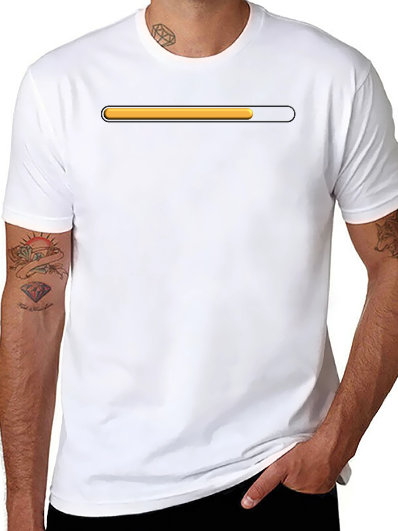 Progress Bar Black T-Shirt