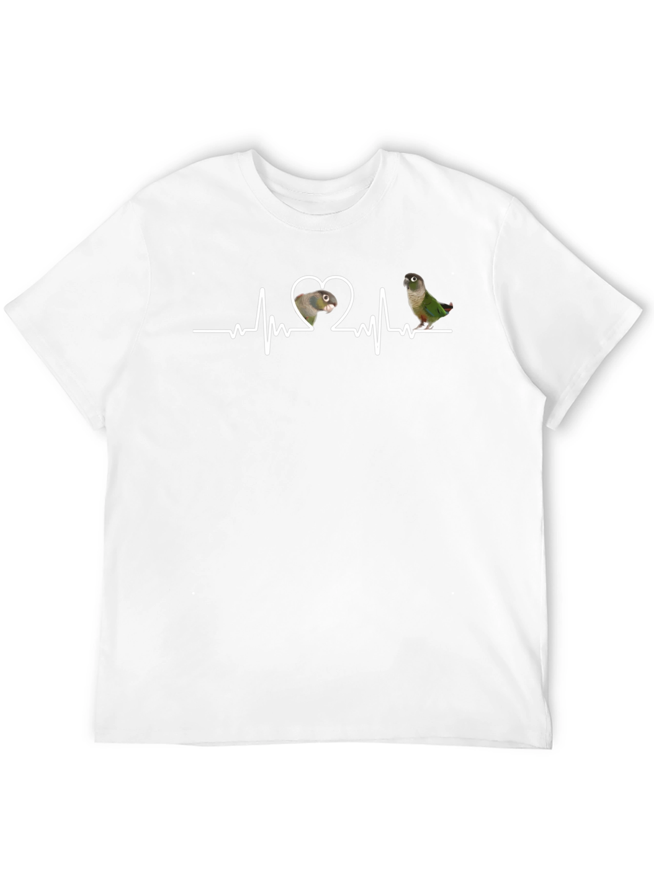 Parrot Heartbeat T-Shirt - Bird Lover Tee