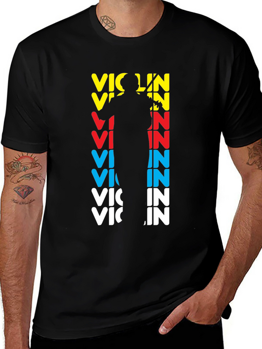 Violin Player Graphic T-Shirt