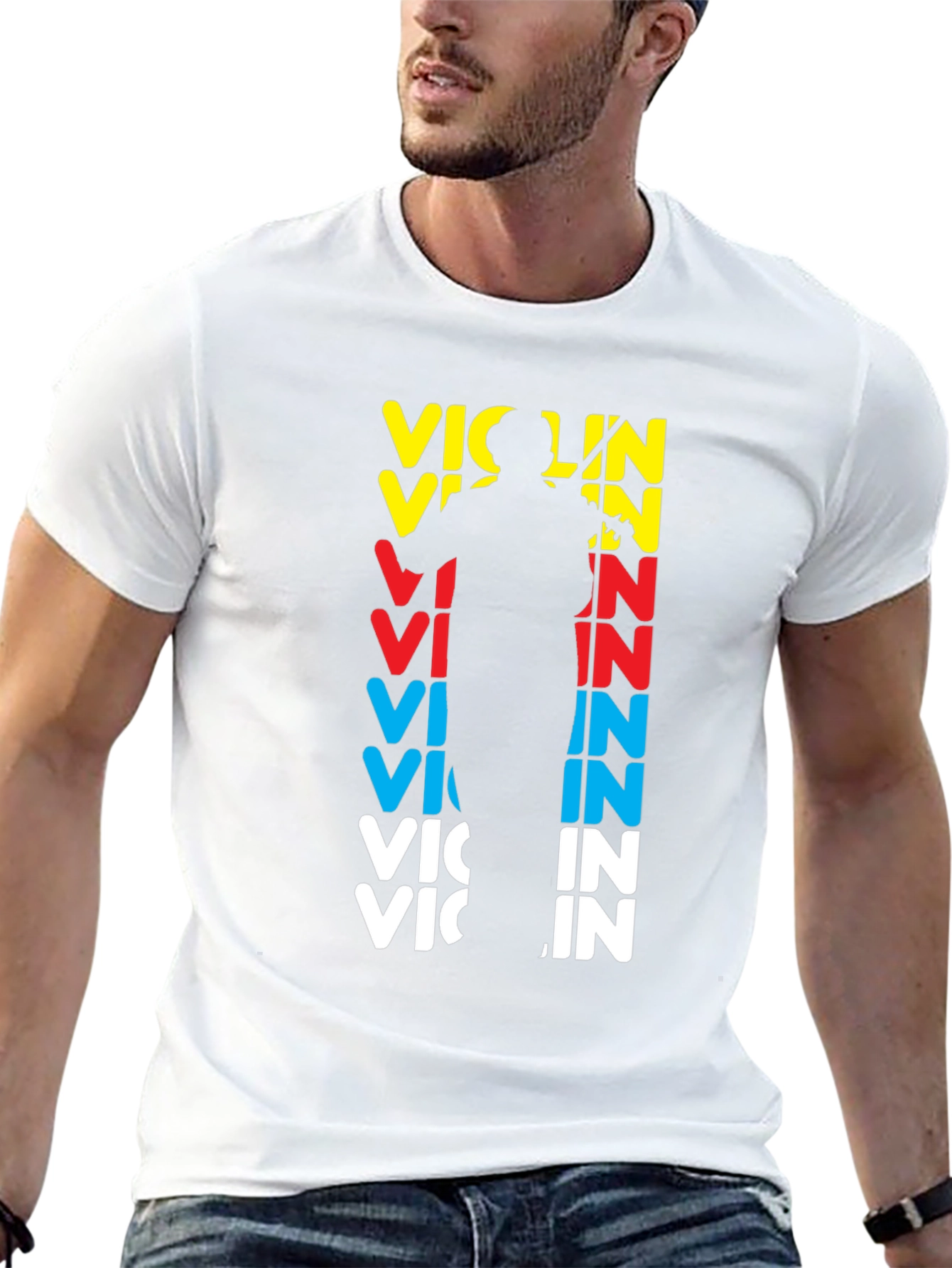 Violin Player Graphic T-Shirt