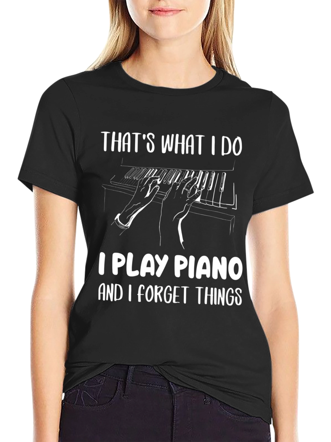 Funny Piano Player T-Shirt - Thats What I Do