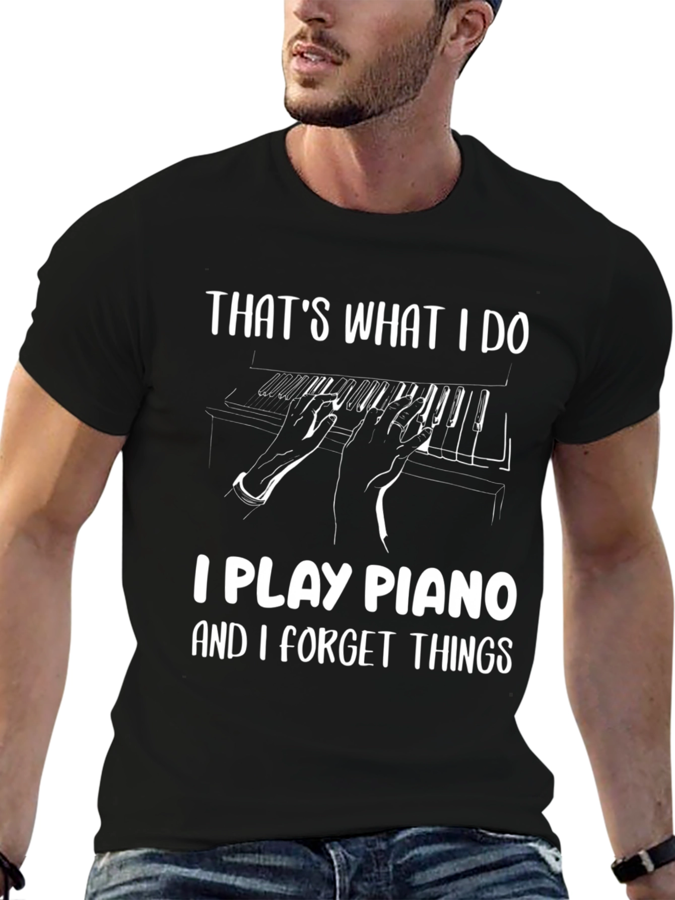 Funny Piano Player T-Shirt - Thats What I Do