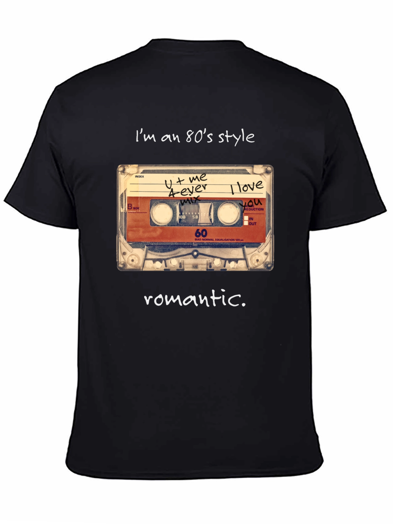 80s Style Romantic Cassette T-Shirt