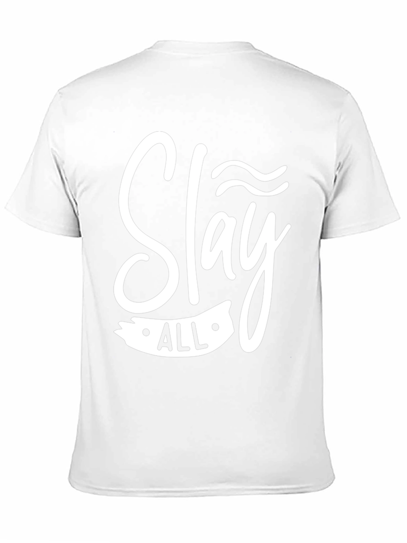 Slay All Graphic Tee - Trendy Black Cotton T-Shirt