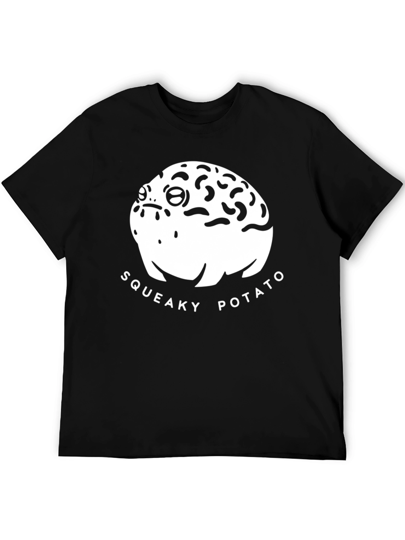 Squeaky Potato Black T-Shirt