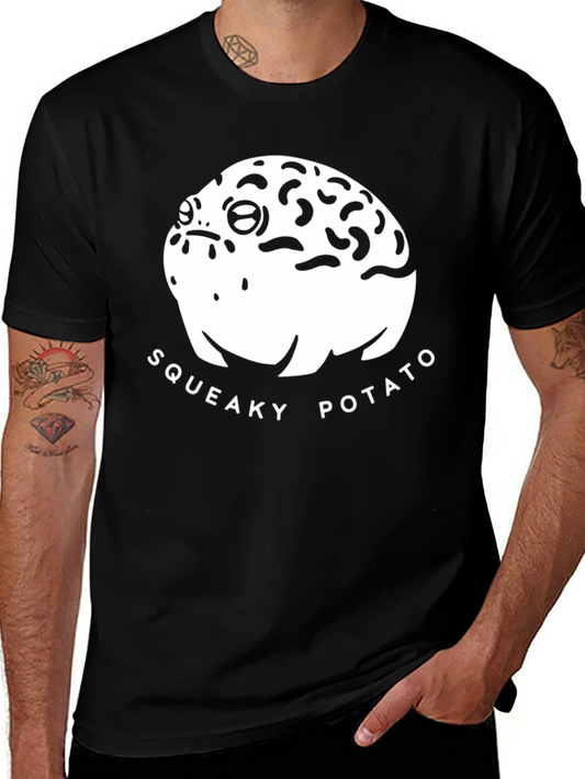 Squeaky Potato Black T-Shirt