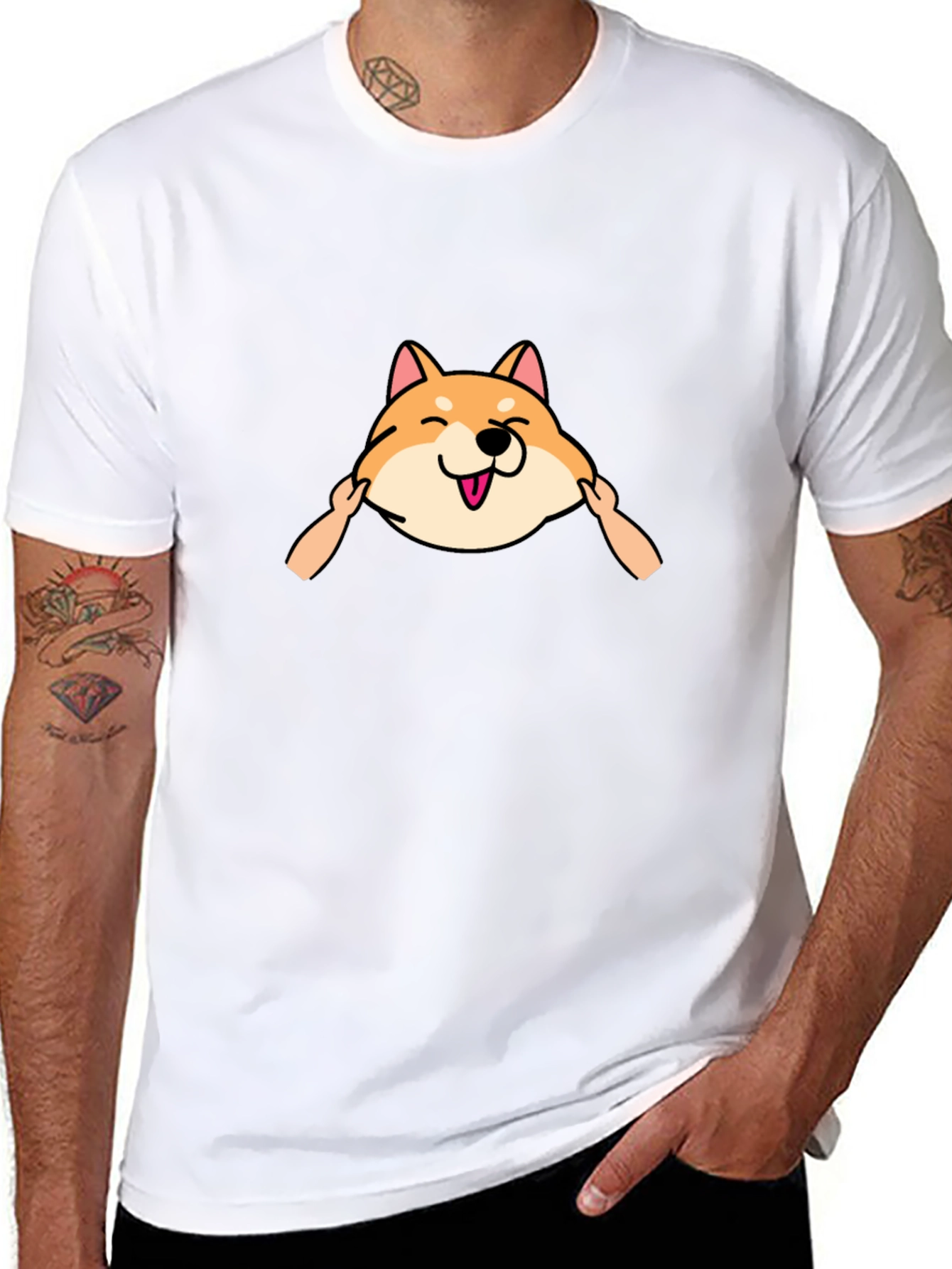 Funny Shiba Inu Graphic T-Shirt - Unisex Black Tee