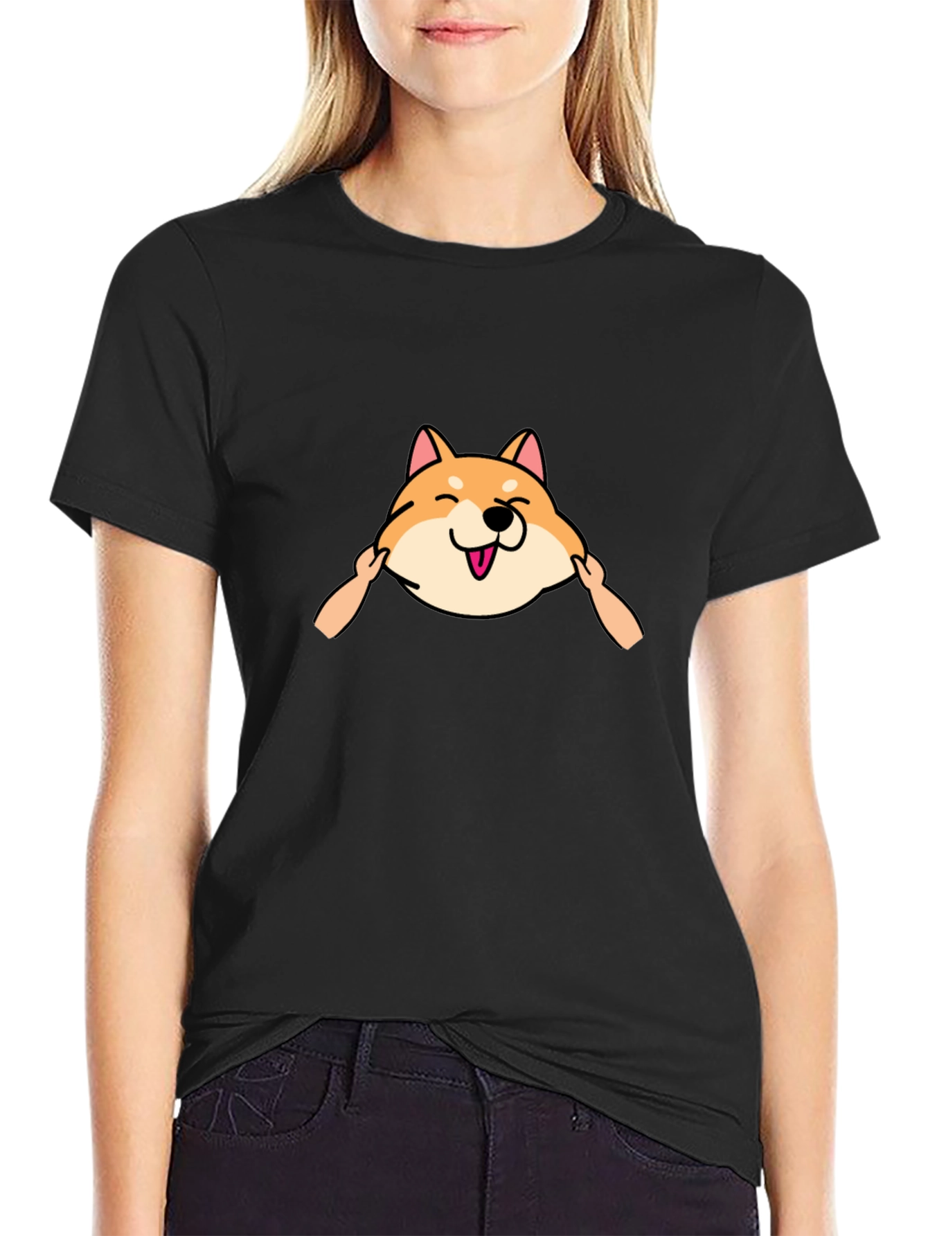 Funny Shiba Inu Graphic T-Shirt - Unisex Black Tee