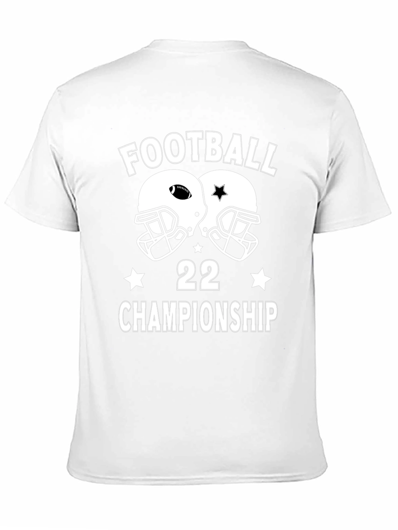 Football 22 Championship Black T-Shirt