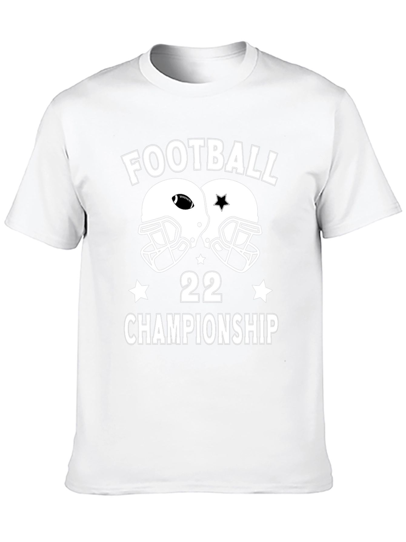 Football 22 Championship Black T-Shirt