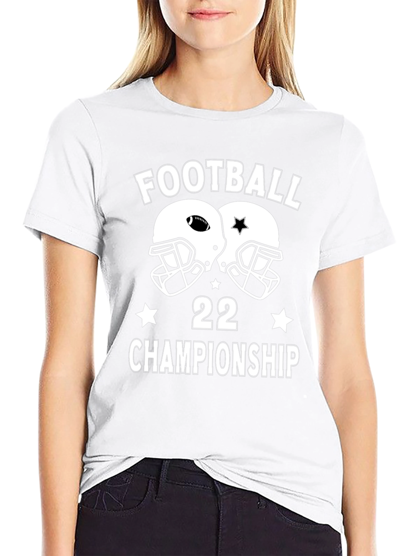 Football 22 Championship Black T-Shirt